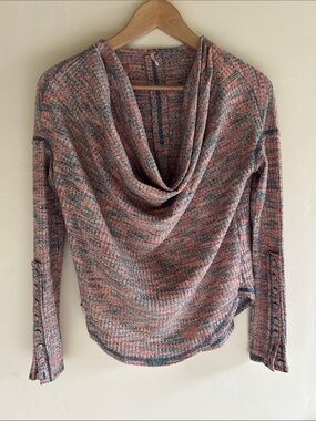 Free People Soft Draped Cowl-Neck Sweater
